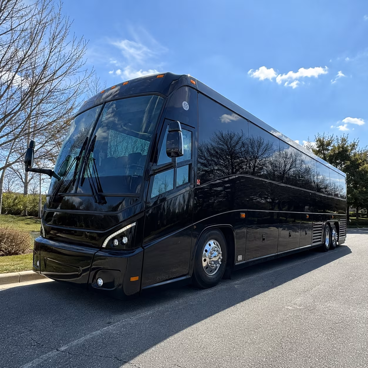 charter bus transfers to selfridge air national guard base and detroit arsenal