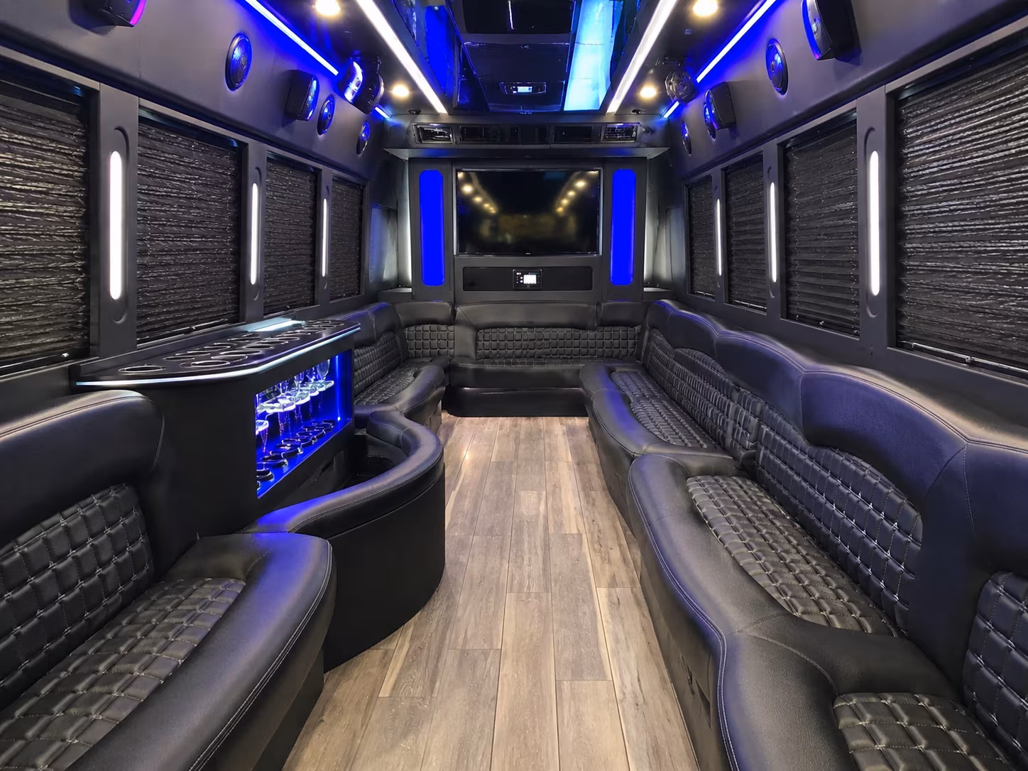 what makes a party bus the perfect bridal party ride in the downriver area